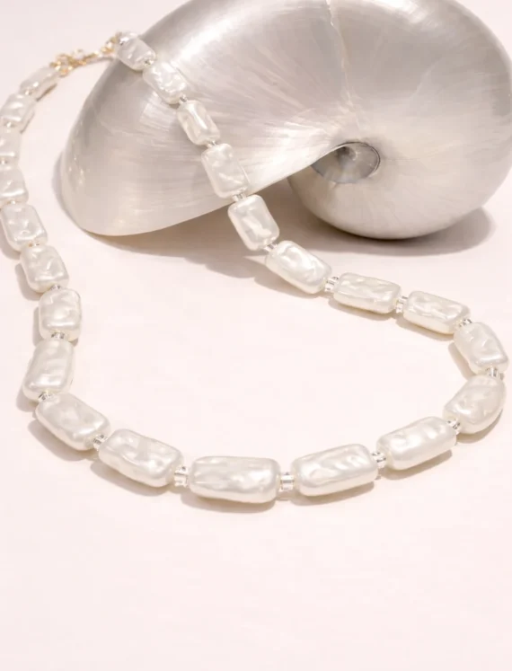 Uncut Fleet Pearl Necklace