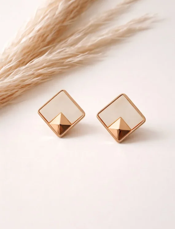 Marble Square Studs