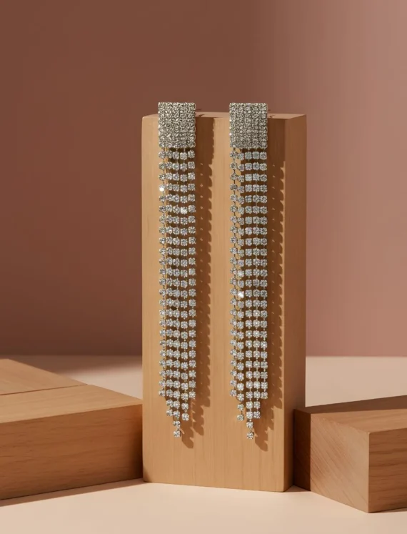 Crystal Cascade Earrings