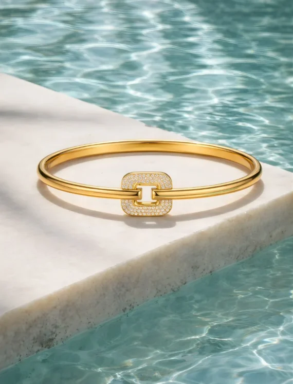 Bezel Block Bracelet