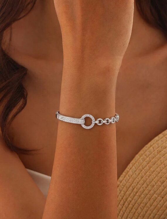Silver Titan Loop Bracelet
