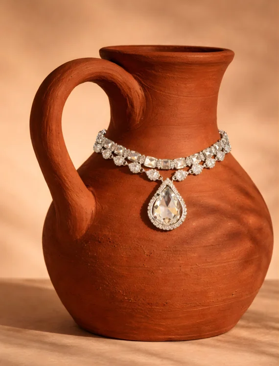 Vintage Royale Diamond Necklace Set