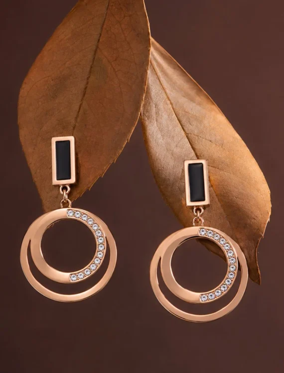 Monolith Circle Earrings