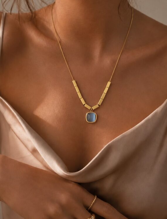 Urban Edge Block Necklace