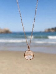 Aura Tide Disc Necklace