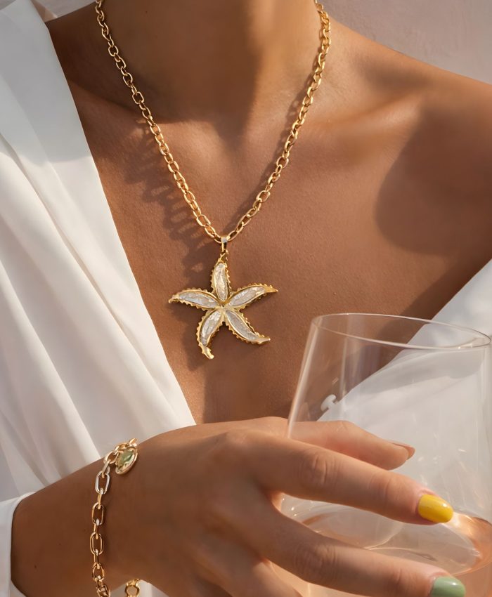 Celestial Bloom Necklace_Aesthetic Necklace_Jewellery (2)